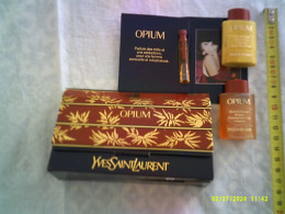 Jolie Pochette Opium Yves Saint Laurent - Bain De Douceur Et Voile Parfumé Pleine 2 X 10ml - + EDT 2ml Pleine - Productos De Belleza