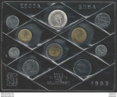 1983 Italia Divisionale Zecca 10 Monete FDC - Andere & Zonder Classificatie
