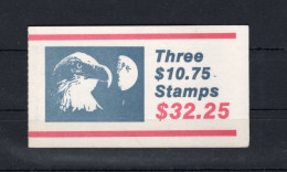 1985 Stati Uniti USA United States L141 Libretto 32,25$ MNH ** Aquila Testabianca, Alti Valori - 1981-...