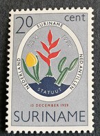 Suriname NVPH 335 Statuut Voor Het Koninkrijk 1959 MNH Postfris - Surinam ... - 1975