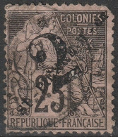 SAINT-PIERRE-ET-MIQUELON SPM   25 (o) Type Alphée Dubois 1891 (CV 45 €) [ColCla] - Usados