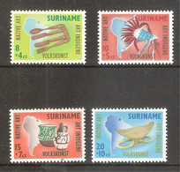 Suriname NVPH 336-39 Inheemse Volkskunst 1960 MNH Postfris - Surinam ... - 1975