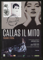 FRANCE (2023) Carte Maximum Card - Maria CALLAS 1923-1977, Cantatrice, Opera, Singer, Soprano - 2020-…