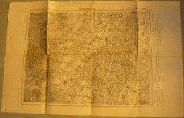 Karte Des Deutschen Reiches : SCHLETTSTADT / SELESTAT - 1/100 000ème - 1887/1908. - Cartes Topographiques