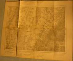 Karte Des Deutschen Reiches : MULHOUSE N.E. - 1/100 000ème - 1884/1908. - Mapas Topográficas