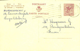 Belgique - Carte Postale - Entier Postal - 1964 - Léopoldsburg à Leuven - 2 Francs - Briefkaarten 1951-..