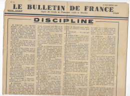 Ww2 - Propagande -bulletin De France 1941 - N° 61 - Discipline- Vichy- - Documents