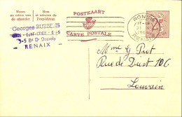 Belgique - Carte Postale - Entier Postal - 1964 - Renaix à Louvain - 2 Francs - Postkarten 1951-..