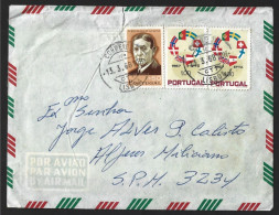 Letter With Stamps From EFTA - European Free Trade Association. Flags. Doctor Egas Moniz, Nobel Prize In Medicine. - Institutions Européennes