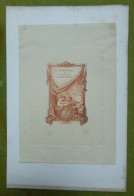 Ex-libris Héraldique Illustré XIXème - FRANCISQUE SARCEY - Exlibris