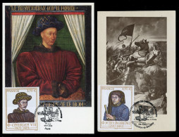 FRANCE (2023) Carte S Maximum Card S - Grandes Heures Histoire, La Bataille De Castillon 1453, Charles VII, Jean Bureau - 2020-…