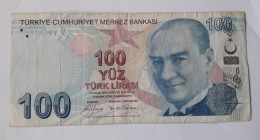 TURKEY - 100 LIRA -  P 226 - 2009/2022 - CIRC - BANKNOTES - PAPER MONEY - CARTAMONETA - - Turquia