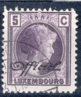 Luxembourg 1928 Single Grand Duchess Charlotte - Postage Stamps Of 1926-1928 Overprinted "Officiel" In Fine Used - Unused Stamps