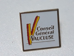 Pin's Conseil Général Vaucluse - Administración