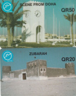 A08 - 2 Tc Du QUATAR Pout 2 Euros - Qatar