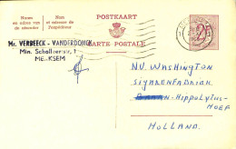 Belgique - Carte Postale - Entier Postal - 1966 - Merksem - Baarn (Holland)- 2 Francs - Cartoline 1951-..