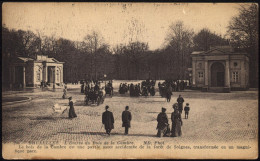 1914 BELGIUM BRUSSELS L'Entree Du Bois De La Cambre - Forêts, Parcs, Jardins