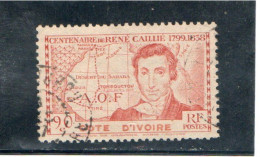 COTE  D' IVOIRE   1939   Y.T.  N° 141  à  161  Frais Gestion Compris - Gebruikt