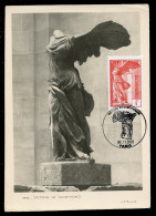 FRANCE (2023) Carte Maximum Card - Victoire De Samothrace, Winged Victory Of Samothrace, Greek Sculpture Hellénistique - 2020-…