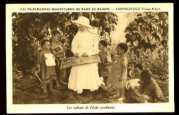 LEOPOLDVILLE - Les Enfants De L'école Gardienne - (Gros Plan Animé) - Congo Belge