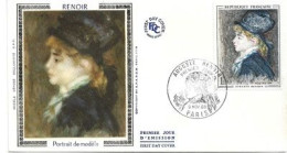 Pierre-Auguste Renoir, Portrait De Femme. FDC FRANCE (PARIS) - Impressionismus