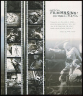 United States:USA:Unused Stamps Sheet American Film Making Behind The Scenes, 2003, MNH - Nuevos