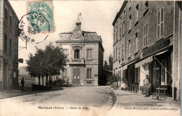 Mornant Hôtel De Ville Rhône 69440 Cpa Voyagée En 1905 En TB.Etat - Sonstige & Ohne Zuordnung