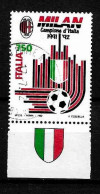ITALIA ITALY - 1992 Camp. Italiano Calcio: Milan Con Appendice Scudetto Italia Usato - 1991-00: Used