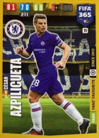 11 Cesar Azpilicueta - Chelsea - Carte Panini FIFA 365 2020 Adrenalyn XL Trading Cards - Trading Cards