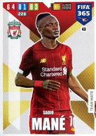 43 Sadio Mané - Liverpool - Carte Panini FIFA 365 2020 Adrenalyn XL Trading Cards - Trading Cards