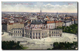 CPA Panorama Mit K K Hof Burgtheater Wien  - Altri & Non Classificati