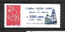 / France : ,grand Logo N° 3729Ac ** Marianne De Lamouche ITVP (Notre Dame De Bourg En Bresse) - Unused Stamps