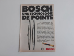 Balais D'essuie Glace Bosch - Publicité De Presse Automobile - Otros & Sin Clasificación