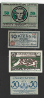 Lot A27--10 Notgeld ALLEMAGNE  Port En Plus - Vrac - Billets