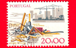 PORTOGALLO - Usato - 1978 - Utensili Manuali E Cantiere - Industria Delle Costruzioni - 20.00 - Used Stamps