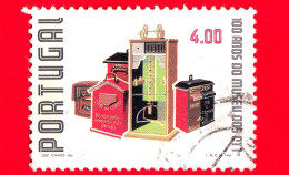 PORTOGALLO - Usato - 1978 - 100 Anni Del Museo Della Posta - Cassette Postali E Scala - 4.00 - Used Stamps