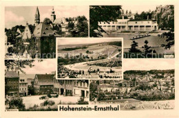 72640319 Hohenstein-Ernstthal Rathaus Kirche Sachsenring Rennen Stadtbad Marktpl - Hohenstein-Ernstthal