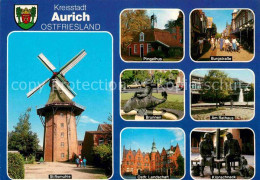 72639660 Aurich Ostfriesland Stiftsmuehle Pingelhus Brunnen Ostriesische Landsch - Aurich