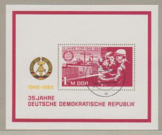 DDR , Bl.78 , O  (9162) - 1981-1990