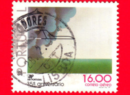 PORTOGALLO - Usato - 1979 - Posta Aerea - 35° Anniversario Della TAP, Compagnia Aerea Del Portogallo - 16.00 - Used Stamps