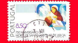 PORTOGALLO - Usato - 1981 - 750° Anniversario Della Morte Di Antonio Di Padova - 8.50 - Gebraucht