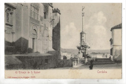 Cordoba Ou Cordoue (Espagne, Andalousie) : La Plaza Del Monumento Al Triunfo De San Rafael En 1905 (animado) PF. - Córdoba