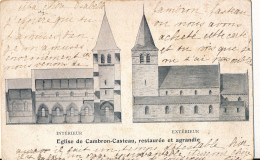 EGLISE DE CAMBRON CASTEAU  RESTAUREE ET AGRANDIE   INTERIEUR  EXTERIEUR             ZIE AFBEELDINGEN - Brugelette