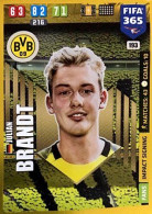 193 Julian Brandt - Borussia Dortmund - Carte Panini FIFA 365 2020 Adrenalyn XL Trading Cards - Trading Cards