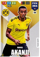 198 Manuel Akanji - Borussia Dortmund - Carte Panini FIFA 365 2020 Adrenalyn XL Trading Cards - Trading Cards