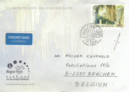 Hungary 2002 Budapest Aggtelek National Park Stalactite Cave UNESCO World Heritage Site FDC Cover - UNESCO