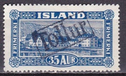 IS018E – ISLANDE – ICELAND – 1925 – LANDSCAPE – SG # 154 USED 10 € - Gebruikt