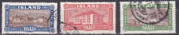 IS018F – ISLANDE – ICELAND – 1925 – PICTORIAL SET – SG # 152-155 USED 4,50 € - Usados