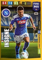 263 Lorenzo Insigne - SSC Napoli - Carte Panini FIFA 365 2020 Adrenalyn XL Trading Cards - Trading Cards