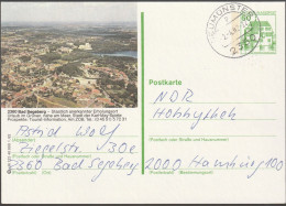 Duitsland 1982, Postcard Sent To Hamburg, Bad Segeberg - Cartoline Illustrate - Usati